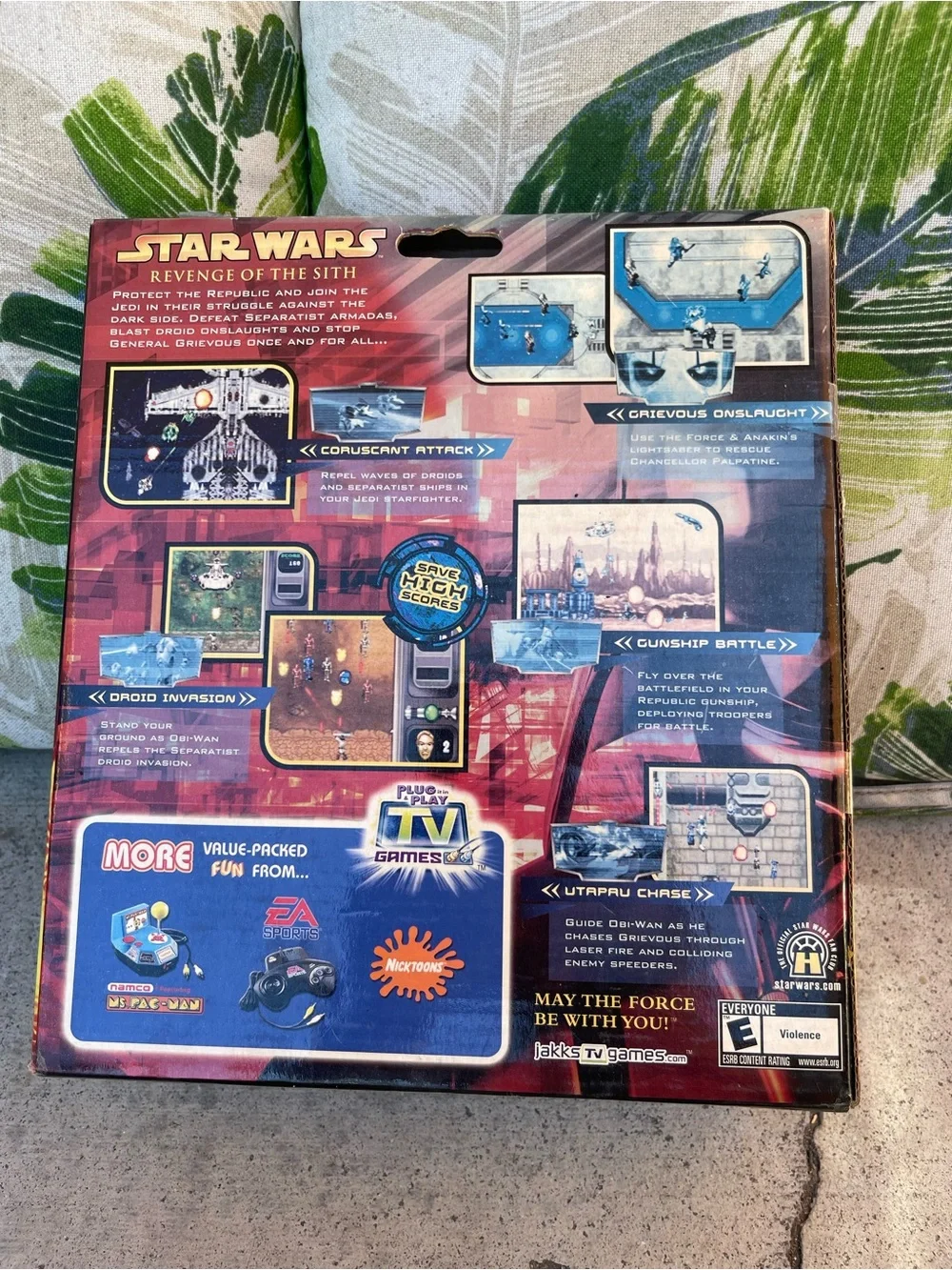 Star Wars Plug-and-Play TV Gamepad in Black and Gold by Jakks Pacific
